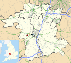 Leigh, Worcestershire. Contains Ordnance Survey data © Crown copyright and database right 2013